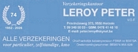 Leroy Peter, Verzekeringen, Herzele
